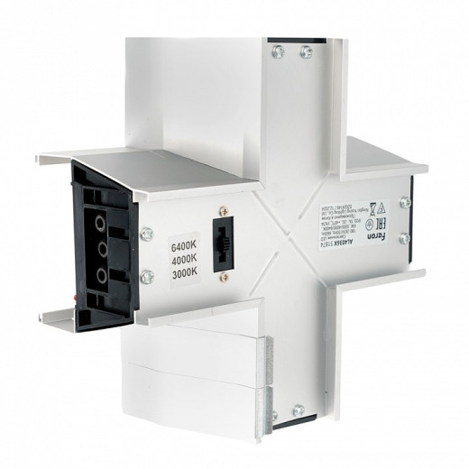 Соединитель угловой X-образный накладной Feron AL4036X 51874