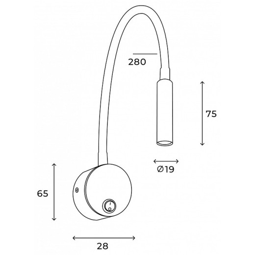 Бра Hesby Lighting Edge HSBL_0208