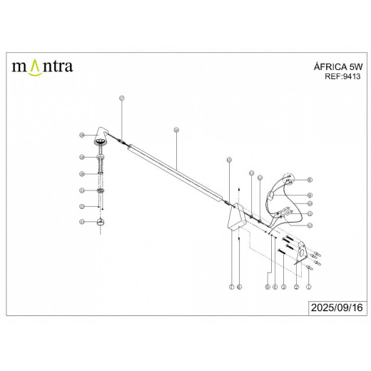 Бра Mantra Africa 9413