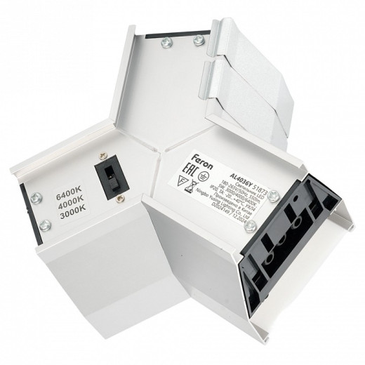 Соединитель угловой Y-образный накладной Feron AL4036Y 51873