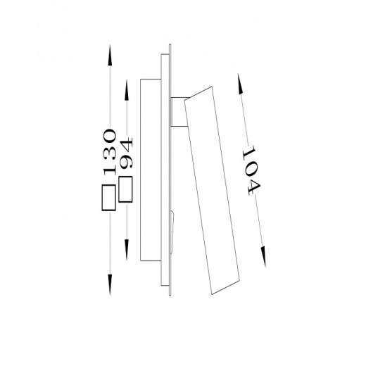 Бра Maytoni Technical Ios 176 C175-WL-01-6W-B