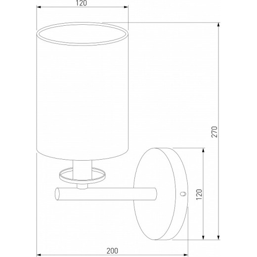 Бра Eurosvet Caprera 60146/1 латунь