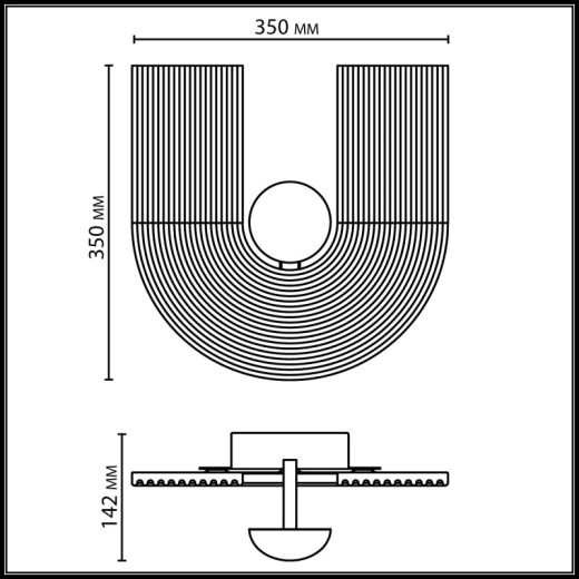 Бра Odeon Light HIGHTECH 7198/6WL