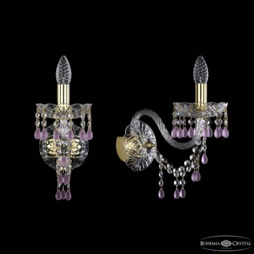 Бра Bohemia Ivele Crystal 1410 1410B/1/195/XL G V7010