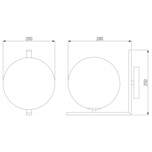 Бра Eurosvet Shape 70131/1 хром