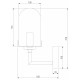 Бра Eurosvet Pluto 60156/1 хром