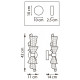 Бра Lightstar Acrile 737672