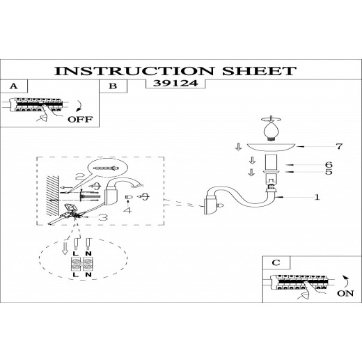 Бра Eglo Falcado 1 39124