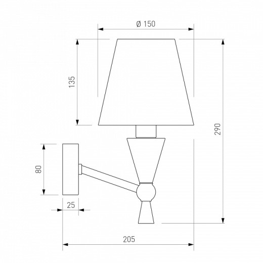 Бра Eurosvet Teja 103014