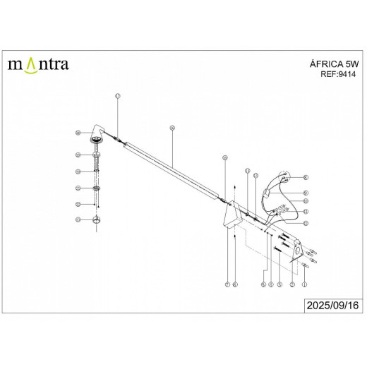 Бра Mantra Africa 9414