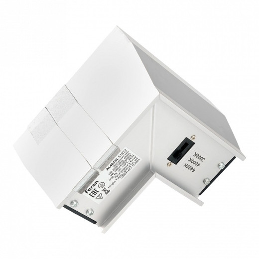 Соединитель угловой L-образный накладной Feron AL4036L 51872