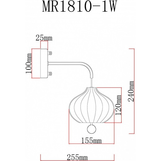 Бра MyFar Katrin MR1810-1W