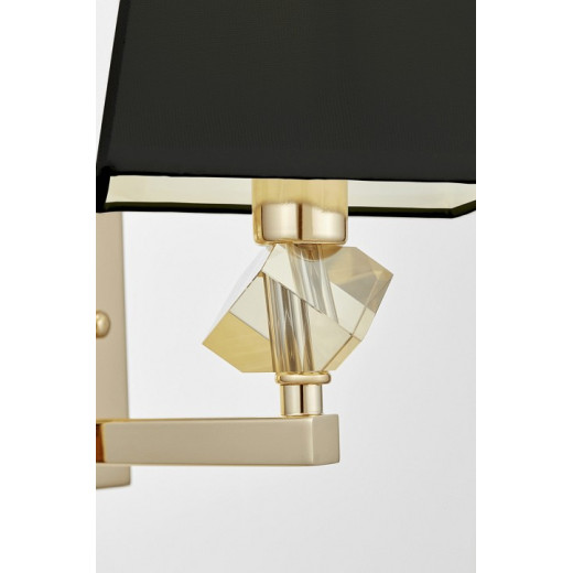 Бра LUMINA DECO Montero LDW 1249-1 GD+BK