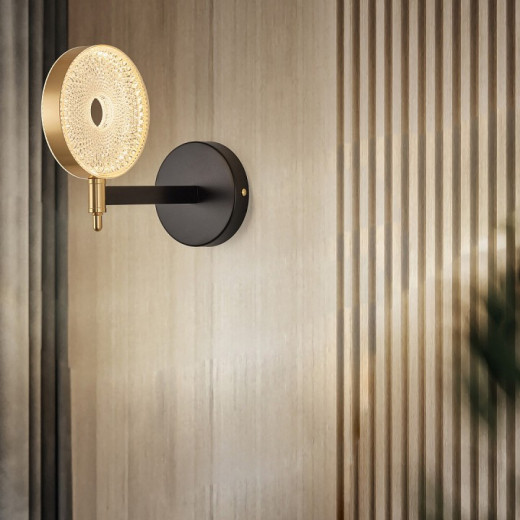 Бра Arte Milano Ferrara-72079 272079/1B BK/GD
