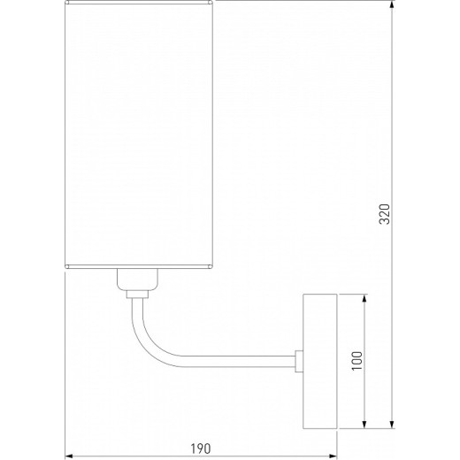 Бра Eurosvet Purezza 60128/1 хром