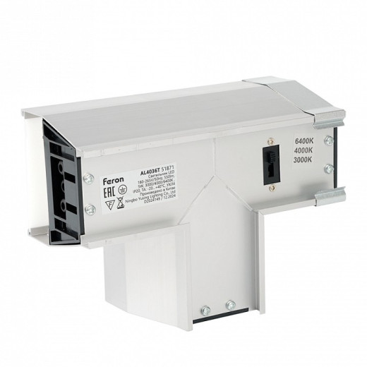 Соединитель угловой T-образный накладной Feron AL4036T 51871