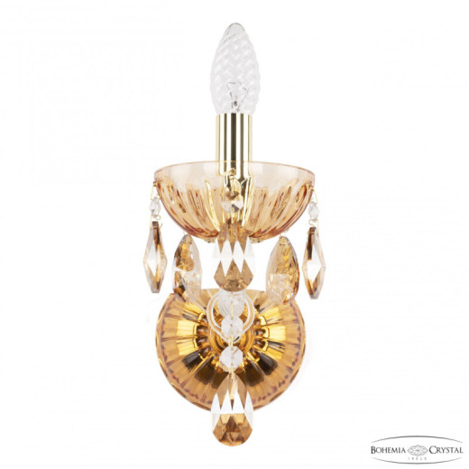 Бра Bohemia Ivele Crystal 5413 5413B/1/165 G Amber/M-1H K721