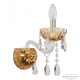 Бра Bohemia Ivele Crystal 5413 5413B/1/165 G Amber/M-1H