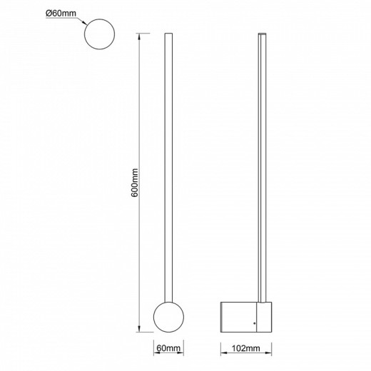 Бра Escada Line 10285/1LED White