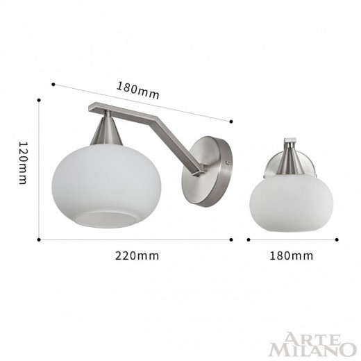 Бра Arte Milano Neapolis-79807 279807/1B GR