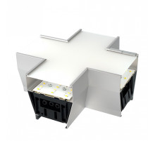 Соединитель угловой X-образный накладной Feron AL4036X 51874