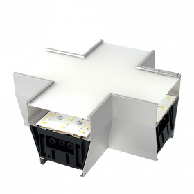 Соединитель угловой X-образный накладной Feron AL4036X 51874