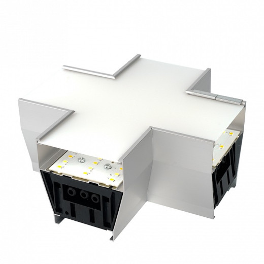 Соединитель угловой X-образный накладной Feron AL4036X 51874