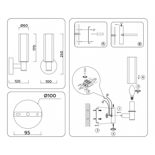 Бра Ambrella Light LH LH55507