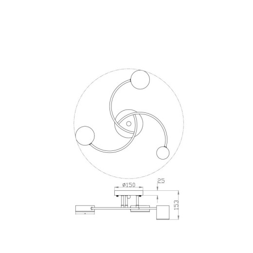 Бра Freya Cosmic FR5457WL-01G