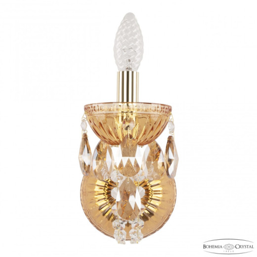 Бра Bohemia Ivele Crystal 5402 5402B/1/141 G Amber/M-1G K721