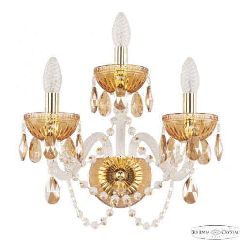 Бра Bohemia Ivele Crystal 5402 5402B/2+1/165 G Amber/M-1G K721
