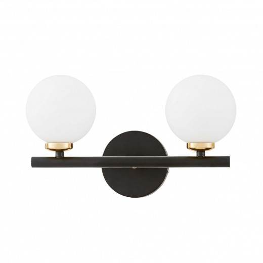 Бра LUMINA DECO Marsiada LDW 6033-2 BK+F.GD