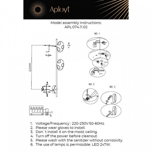 Бра Aployt Tereze APL.074.11.02