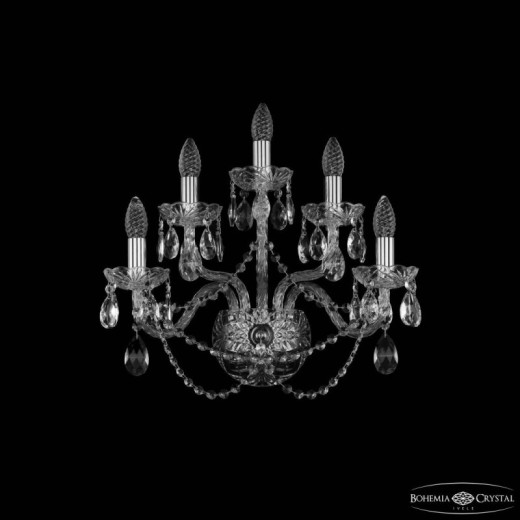 Бра Bohemia Ivele Crystal 1402 1402B/2+2+1/195/XL Ni