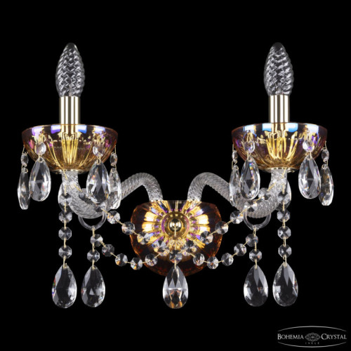 Бра Bohemia Ivele Crystal 5413 5413B/2/165 G Shampan/M-1H