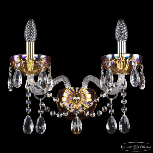 Бра Bohemia Ivele Crystal 5413 5413B/2/165 G Shampan/M-1H