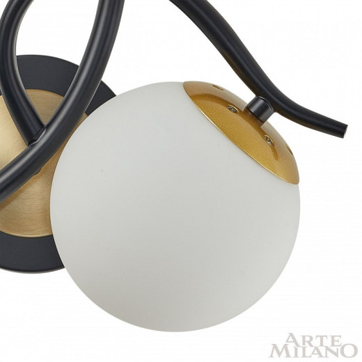 Бра Arte Milano Neapolis-73408 273408/2B BK/GD