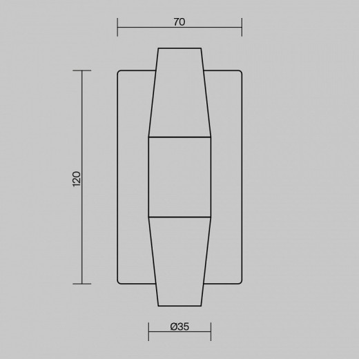 Бра Maytoni Arana MOD401WL-L6BS3K