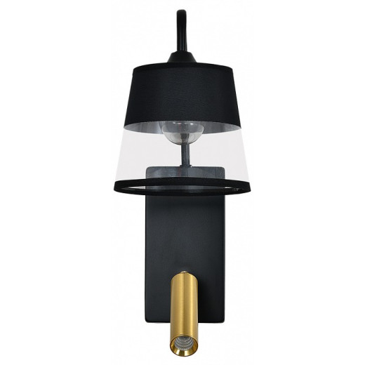 Бра с подсветкой Escada 598 598/1A Black/Brass