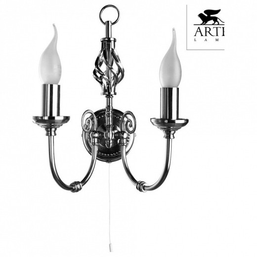 Бра Arte Lamp Zanzibar A8392AP-2SS