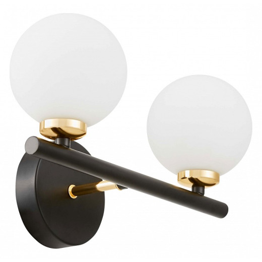 Бра LUMINA DECO Marsiada LDW 6033-2 BK+F.GD