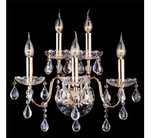 Бра Eurosvet Treasure 3600/5 золото/прозрачный хрусталь Strotskis