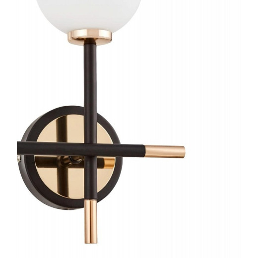 Бра LUMINA DECO Marsiada LDW 6033N-2 BK+FGD