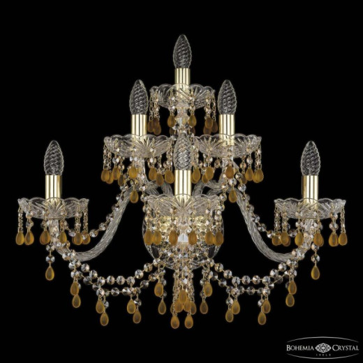 Бра Bohemia Ivele Crystal 1410 1410B/3+2+1/240/XL G V1003 R721