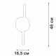 Бра Vitaluce V3041 V3041-1/2A