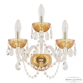 Бра Bohemia Ivele Crystal 5402 5402B/2+1/165 G Amber/M-1G