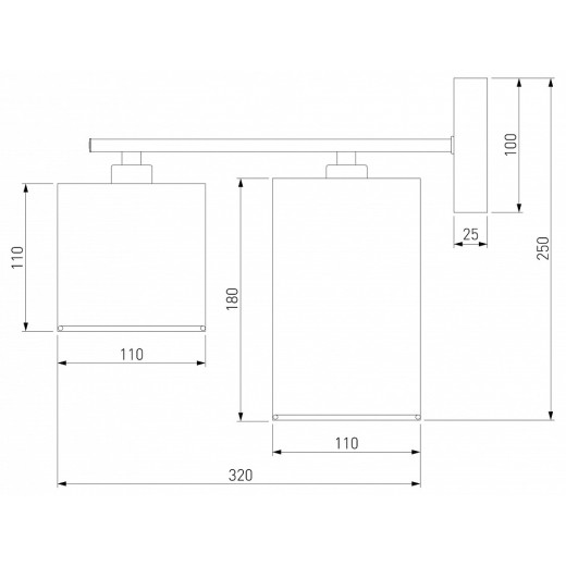 Бра Eurosvet Pastel 60151/2 хром