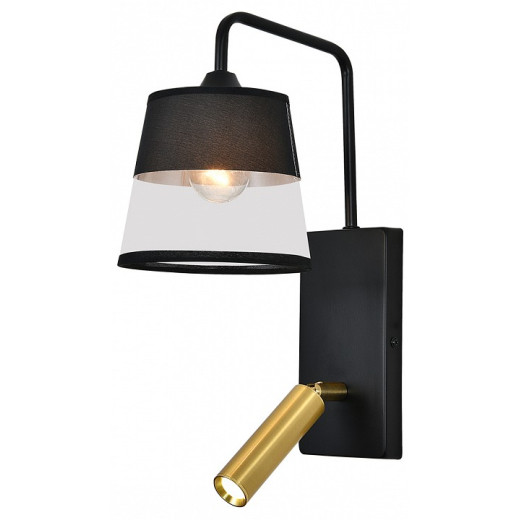 Бра с подсветкой Escada 598 598/1A Black/Brass