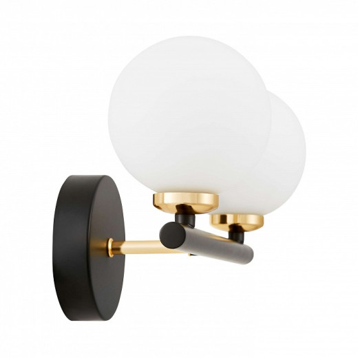 Бра LUMINA DECO Marsiada LDW 6033-2 BK+F.GD