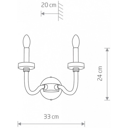 Бра Nowodvorski Hampton 8155